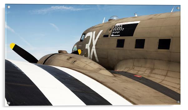  C-47 D-Day Veteran Acrylic by Ian Merton