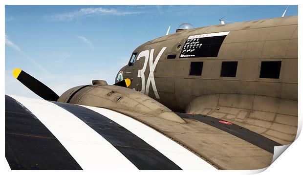  C-47 D-Day Veteran Print by Ian Merton