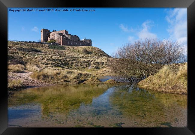  Bamburgh Castle Framed Print by Martin Parratt