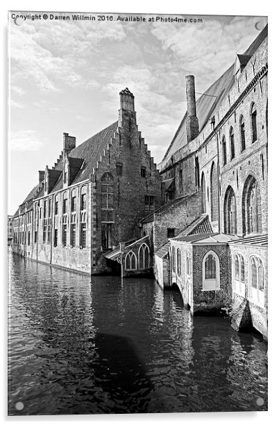 Brugge on Sea Acrylic by Darren Willmin