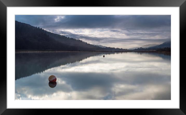  Glynneath lakes Framed Mounted Print by Leighton Collins