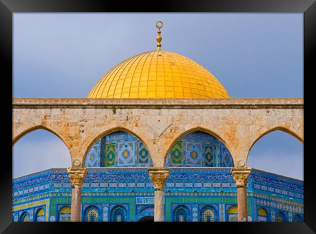 Dome of the rock Framed Print by Kobby Dagan