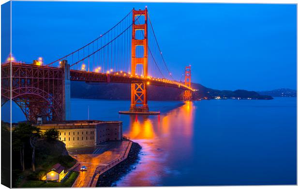 Golden Gate Bridge Canvas Print by Kobby Dagan