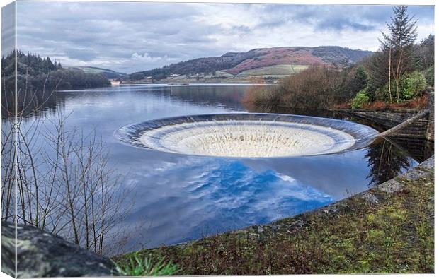  The Ladybower Whirlpool Canvas Print by William Robson