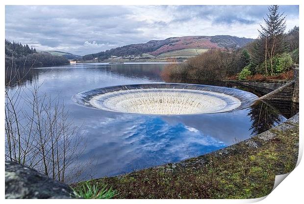  The Ladybower Whirlpool Print by William Robson