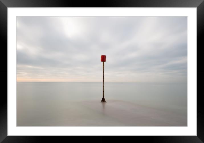 Lone Marker Framed Mounted Print by Nick Rowland