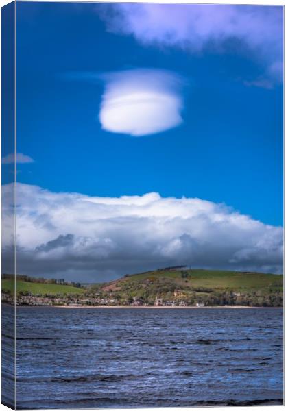 Lenticular Cloud over the Black Isle Moray Firth Canvas Print by Nick Rowland