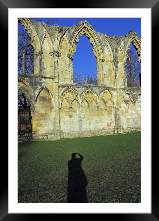 Photographers Shadow  Framed Mounted Print by Tony Murtagh