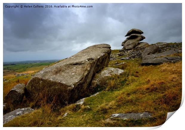     SHOWERY TOR                                 Print by Helen Cullens