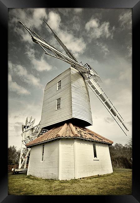 White Mill Framed Print by Stephen Mole
