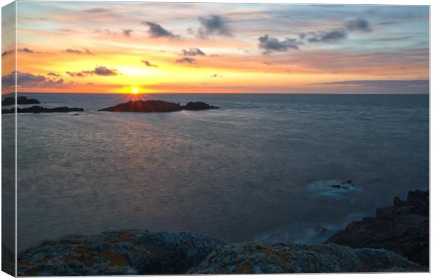 Scilly Sunrise Canvas Print by David Martin