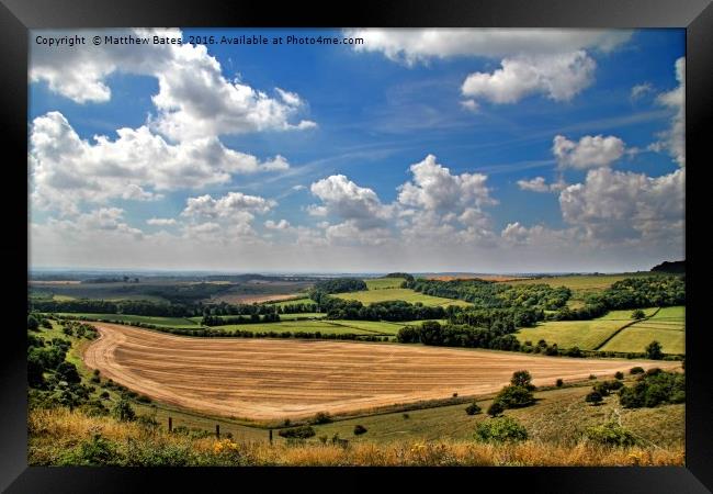 Hampshire Countryside Framed Print by Matthew Bates