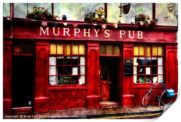 Murphy's Pub in Dingle Print by Brian Tarr