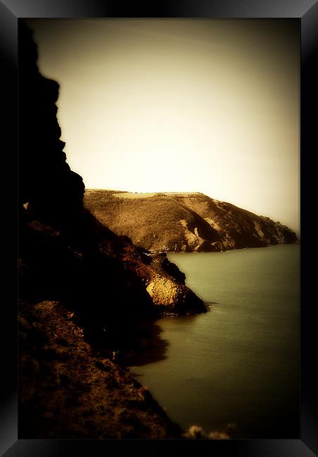 Valley of Rocks Framed Print by Alexia Miles