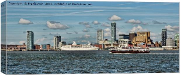 Liverpool's maritime waterfront Canvas Print by Frank Irwin