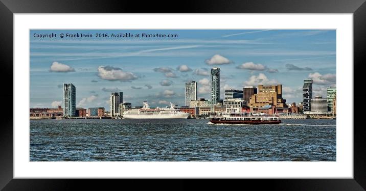Liverpool's maritime waterfront Framed Mounted Print by Frank Irwin