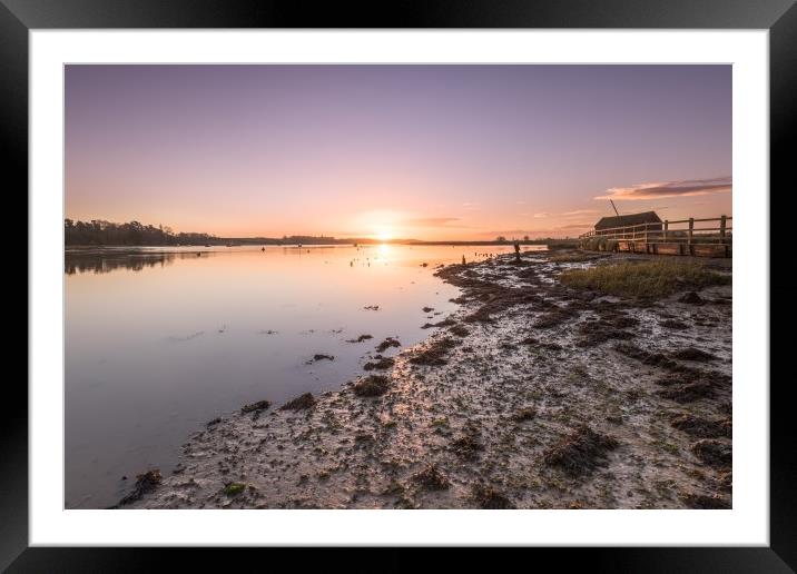 Sunrise at Kyson Point Framed Mounted Print by Nick Rowland