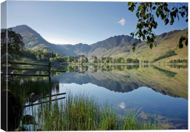 Fleetwith Pike and Haystacks, Buttermere Canvas Print by Martin Lawrence