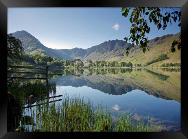 Fleetwith Pike and Haystacks, Buttermere Framed Print by Martin Lawrence