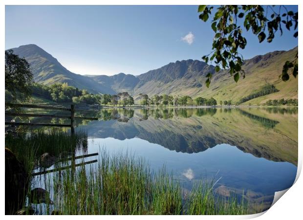 Fleetwith Pike and Haystacks, Buttermere Print by Martin Lawrence