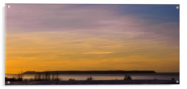 Fire Island, Alaska Acrylic by Erin Hayes