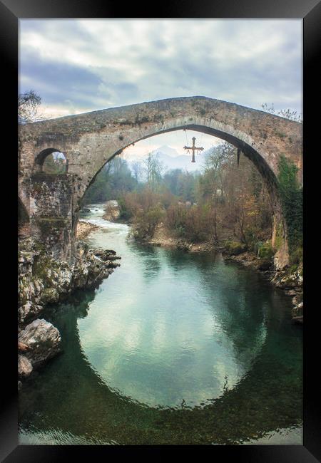 Asturias Roman Bridge Framed Print by Svetlana Korneliuk