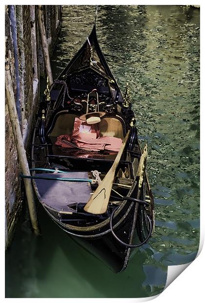 The Gondola Print by Ann Garrett