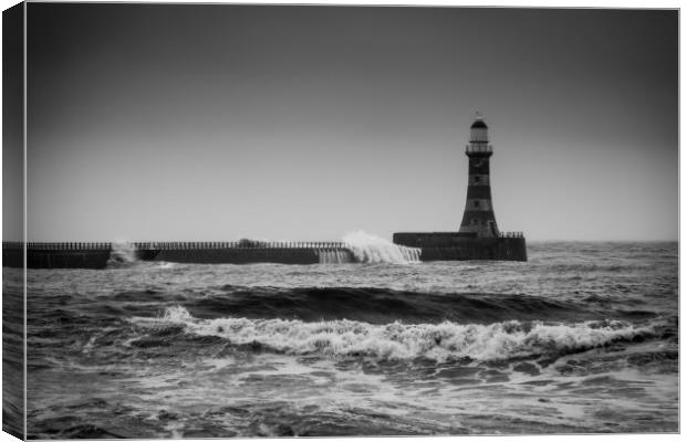 Sunderland Roker Pier  Canvas Print by Kevin Duffy