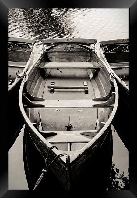 Dedham Boat Framed Print by Ian Merton