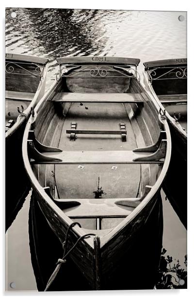 Dedham Boat Acrylic by Ian Merton