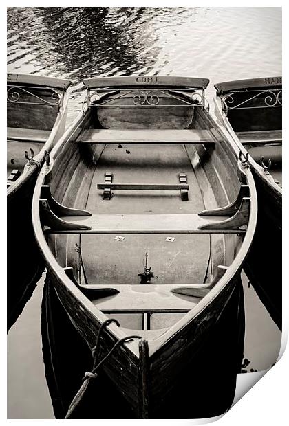 Dedham Boat Print by Ian Merton