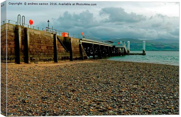 ITS A PIER Canvas Print by andrew saxton