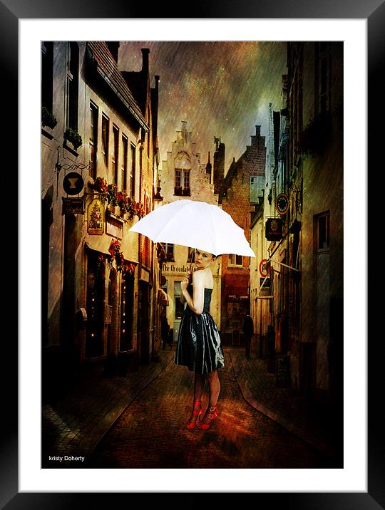 In Bruges Framed Mounted Print by kristy doherty