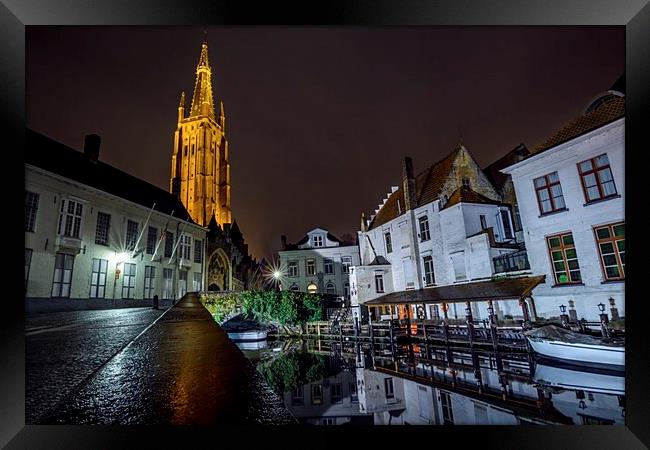 Church of our Lady, Bruges Framed Print by David Schofield