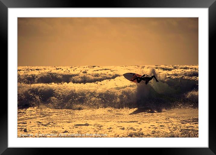Atlantic Surf  Framed Mounted Print by Rob Hawkins