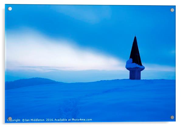 Winter dusk Acrylic by Ian Middleton