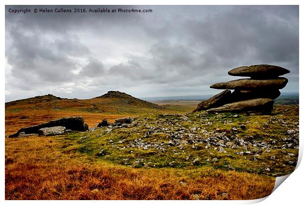  AROUND ROUGH TOR                                  Print by Helen Cullens