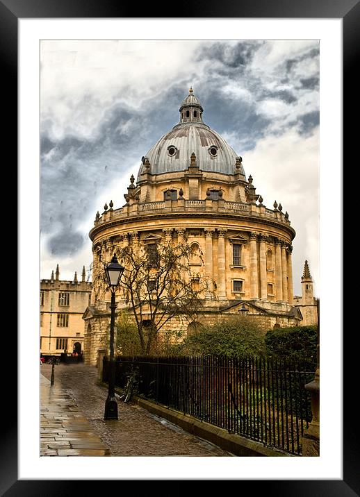 The Radcliffe Camera, Oxford Framed Mounted Print by Karen Martin