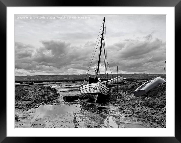 CH66  Lower Heswall  Framed Mounted Print by Pete Lawless