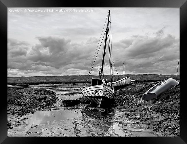 CH66  Lower Heswall  Framed Print by Pete Lawless