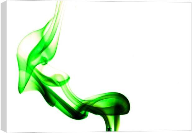 Green Smoke Canvas Print by Jonathan Thirkell