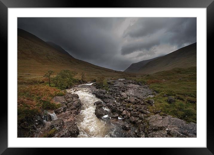 River Etive Scotland Framed Mounted Print by Eddie John