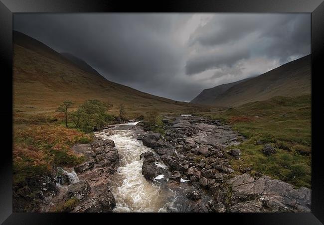 River Etive Scotland Framed Print by Eddie John
