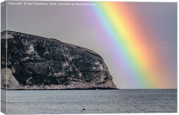 Amazing Rainbow Canvas Print by Paul Chambers
