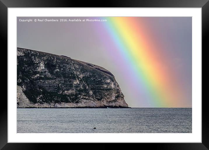 Amazing Rainbow Framed Mounted Print by Paul Chambers