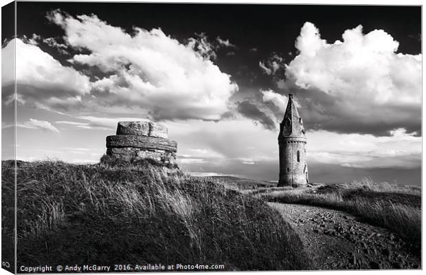 Harshead Pike Canvas Print by Andy McGarry