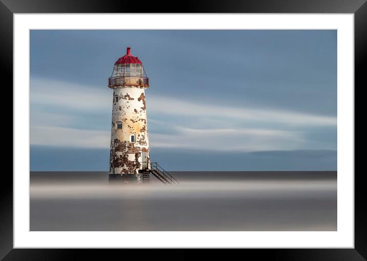 Talacre Lighthouse Framed Mounted Print by raymond mcbride