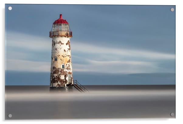 Talacre Lighthouse Acrylic by raymond mcbride