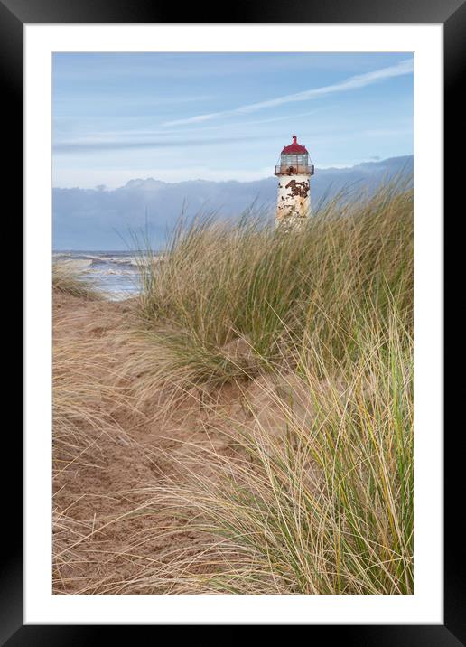 Talacre Lighthouse Framed Mounted Print by raymond mcbride