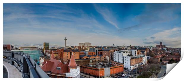 Liverpool Panoramic Print by James Harrison